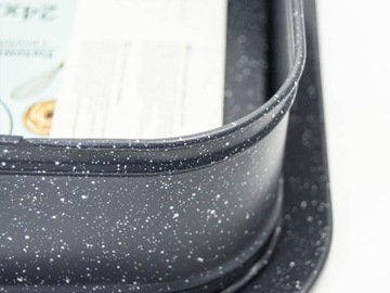 Форма для торта, ПРЯМОУГОЛЬНАЯ ПЛИТКА ДЛЯ ТОРТА, 35x24 мм С ПОДНОСЕМ