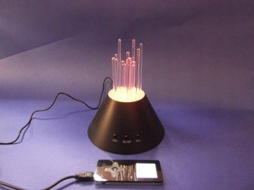 Портативная колонка + светодиодная подсветка с эффектом ДИСКО