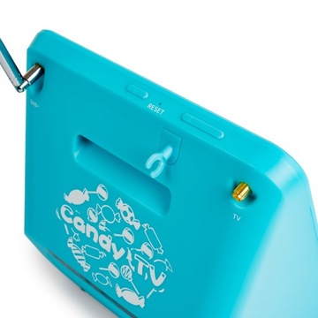 Мини-портативный телевизор 7 дюймов DVB-T2 DAB+ FM H.