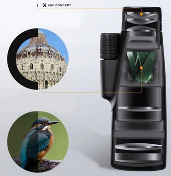 Монокуляр K&F 12х50мм 12х50 BAK-4 FMC IP66