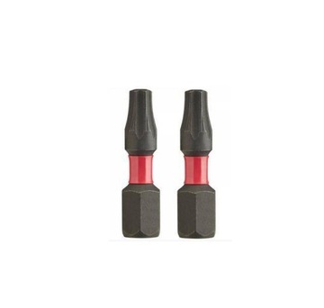 MILWAUKEE KOŃCÓWKA T15 x 25mm/2szt. SHOCKWAVE uniwersalny