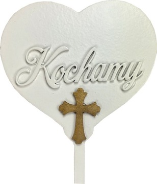TOPER PIK KOCHAMY POGRZEBOWY WIĄZANKA BUKIET 6SZT