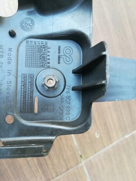 DRŽÁK DRŽÁKY NOSNÍKU NÁRAZNÍKU PRAVÉ PASAŽÉR TOUAREG II FACELIFT 14-18 OE