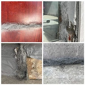 Проволочная сетка из стальной шерсти, тонкая из нержавеющей стали