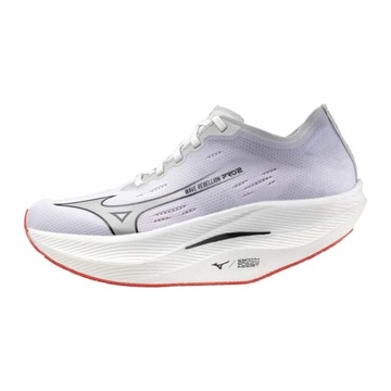 Buty biegowe Mizuno WAVE REBELLION PRO 2 / White/Harbor Mist/Cayenne 44,5