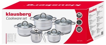 Набор горшков Набор горшков 10 шт. кастрюля из нержавеющей стали кастрюля для молока