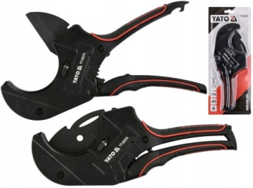 НОЖНИЦЫ YATO ДЛЯ РЕЗКИ ТРУБ ПВХ, ПП, ПЭ, ПУ, 75 мм, ТРУБОПРОВОД YT22274