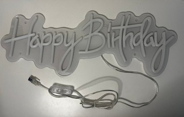 НЕОН СВЕТОДИОД С ДНЕМ РОЖДЕНИЯ С Днем Рождения Неон