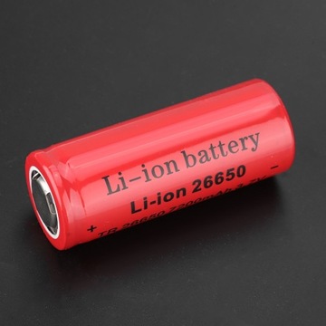 26650 7200 mAh 3,7 V Akumulator Mały rozmiar