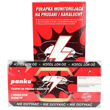 Pułapka lepowa na PRUSAKI KARALUCHY panko 5 sztuk