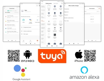 Термостат, регулятор комнатной температуры для фольги и нагревательного коврика Wi-Fi