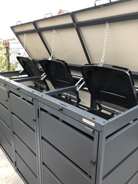 Металлическая конструкция контейнера для мусора Премиум 120-3