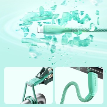 КАБЕЛЬ JOYROOM USB-C–USB-C 60 Вт ДЛЯ БЫСТРОЙ ЗАРЯДКИ ПРОЧНЫЙ КАБЕЛЬ 1 м