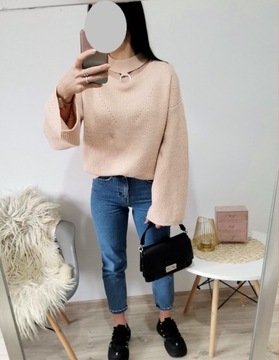 NOWY sweter Primark szerokie rękawy 38 M