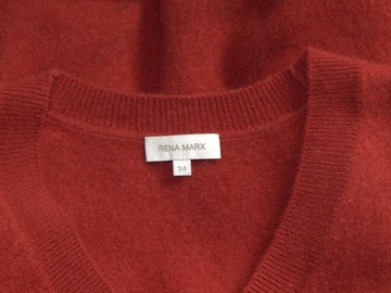 RENA MARX CASHMERE_ KASZMIROWY SWETEREK _100% KASZMIR_XS