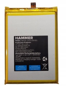 Oryginalna Bateria BM-65 myPhone Hammer BLADE 5G