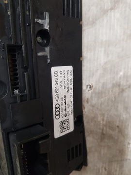 AUDI A6 C7 PANEL KLIMATIZACE 4G0820043CD