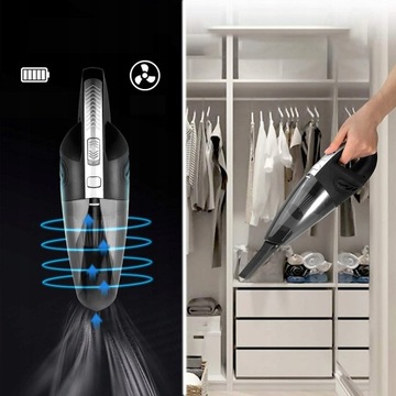 АВТОМОБИЛЬНЫЙ ПЫЛЕСОС 6000 ПА РУЧНОЙ ПЫЛЕСОС