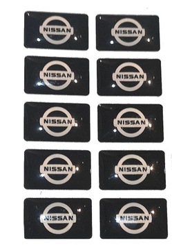 ZESTAW NAKLEJEK OZDOBNYCH STYLIZACJA NISSAN 10x