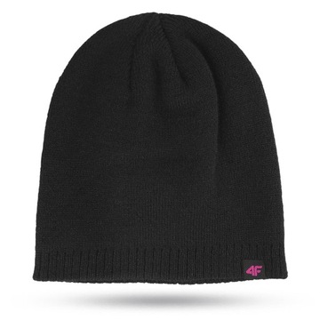 CZAPKA ZIMOWA DAMSKA 4F BEANIE JESIENNA SPORTOWA CIEPŁA AW23F285