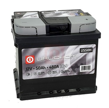 AKUMULATOR URUCHOM SILVER 50Ah 480A P+ US50H
