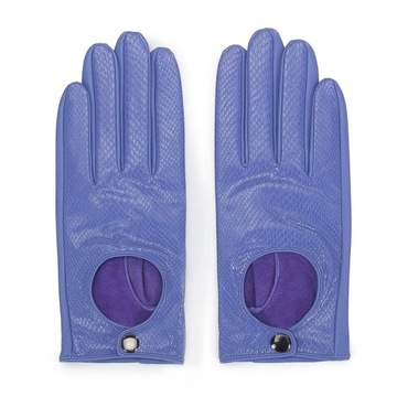 WITTCHEN damskie rękawiczki samochodowe fioletowe