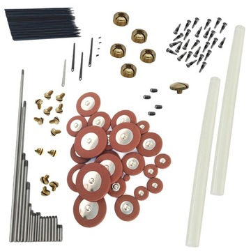 25 sztuk podkładek do saksofonu sprężyny śruby do wymiany saksofonu