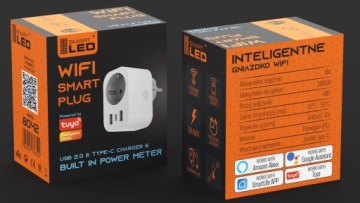 Умная розетка Tuya WiFi, зарядное устройство USB