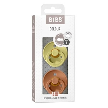 BIBS АНАТОМИЧЕСКАЯ РЕЗИНОВАЯ соска 0M+ НАБОР ИЗ ДВУХ сосок