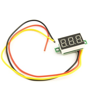 Светодиодный вольтметр постоянного тока 0,36 дюйма, зеленый