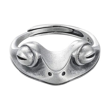 Regulowane Frog Rings Vintage Cute Animal