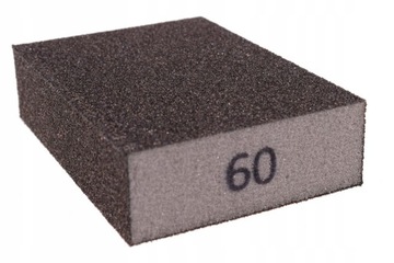 KOSTKA KLOCEK GĄBKA ŚCIERNA GĄBKI GR 60 TWARDA