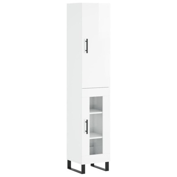 VidaXL biały 34 x 34,5 x 180 cm