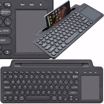 Klawiatura membranowa Novaza Tech Klawiatura Touchpad QWERTY SLIM