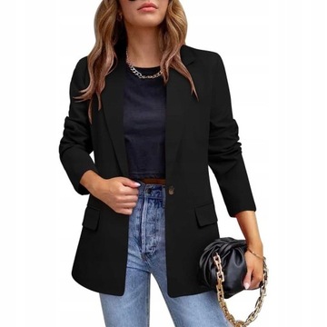 ELEGANCKA MODNA KURTKA BLEZER ROZ.S-3XL