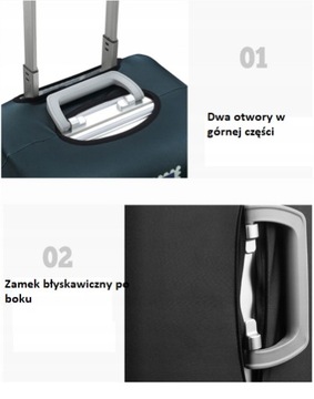 POKROWIEC NA WALIZKĘ OCHRONNY COVER MAPA S