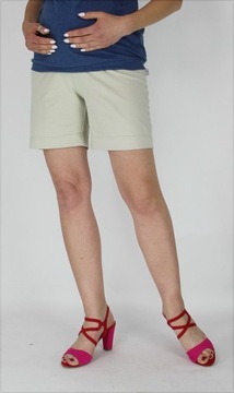 ШОРТЫ для беременных из хлопка SUPER L белые