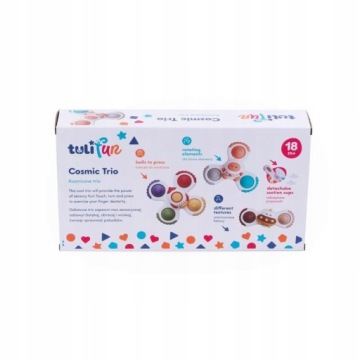 СЕНСОРНАЯ ИГРУШКА COSMIC TRIO Tuli Fun DUMEL