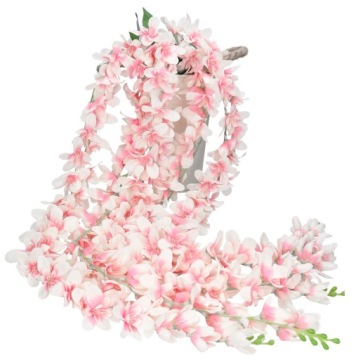 ИСКУССТВЕННЫЕ ПОДВЕСНЫЕ ЦВЕТЫ ГЛИЦИНИЦА 105 СМ