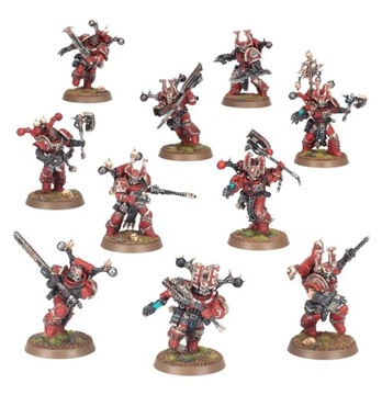 Khorne Berzerkers - wypraska, 10 modeli