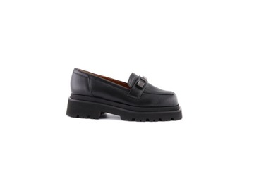 MOKASYNY 40 PLATFORMA SKÓRA NATURALNA 2797/1