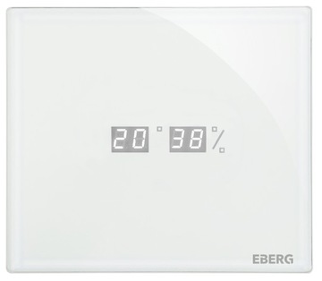 ENSO 120 стеклянный вентилятор для ванной комнаты с таймером Hygro