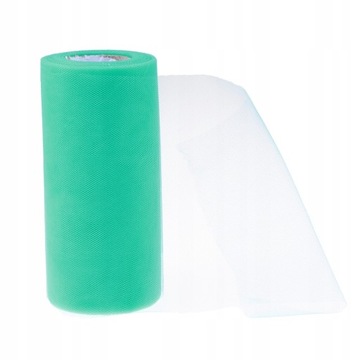 1 rolka 22m x 15cm bankiet ślub DIY tiul Cra