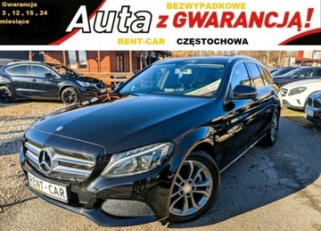 Mercedes Klasa C W205 2016 Mercedes C 180 1.6CDi 115PS OPŁACONY Bezwypadkowy