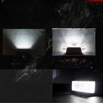 Комплект из 2 галогенных светодиодных рабочих ламп — 210 Вт, 12–24 В.