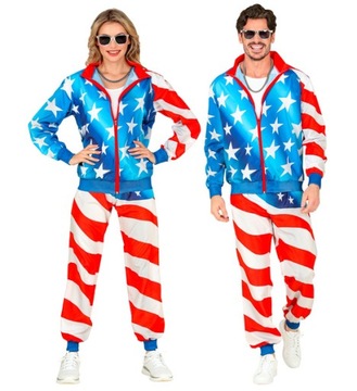СПОРТИВНЫЙ КОСТЮМ ФЛАГ США АМЕРИКА ШТАТОВ СПОРТИВНЫЙ КОСТЮМ XL