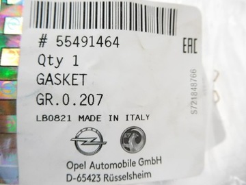 Uszczelka pokrywy rozrządu Opel Astra J 55491464