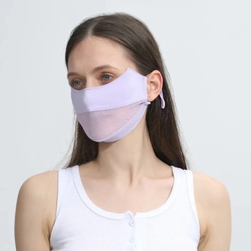 Женская маска Ice Silk из тонкой дышащей сетки.