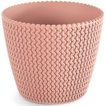 Doniczka Osłonka SPLOFY 22 cm kolor BRZOSKWINIA