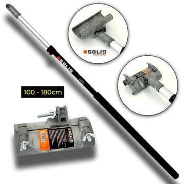 SOLID Нож для штукатурки 65см + защелкивающийся ролик 25см + телескопическая ручка + адаптер NDG17 2024